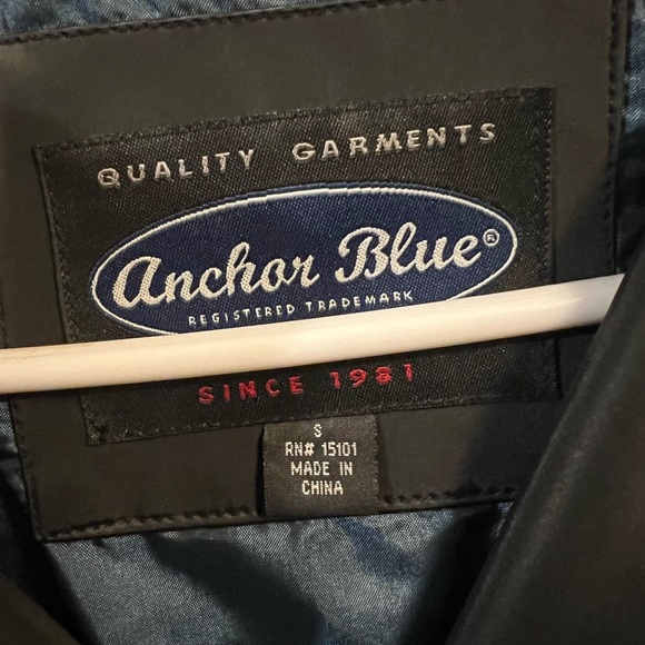 Anchor Blue Pea Coat size S - Picture 2 of 2